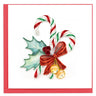 Candy Canes w/Holiday Bells Quilling Card Quilling Card LLC Cards