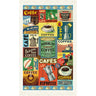 Coffee Tea Towel Cavallini Papers Household Stuff