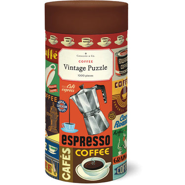 Coffee Vintage Puzzle Cavallini Papers Puzzles