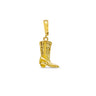 Cowgirl Boot Charm - Gold Charm ERA Jewelry