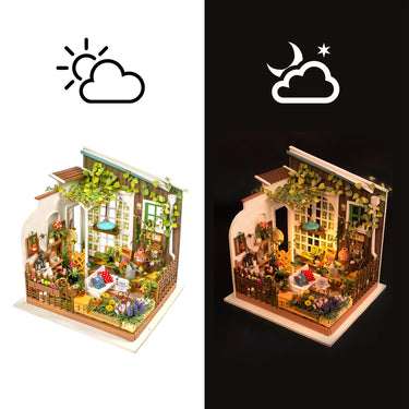 DIY Miniature Dollhouse Kit: Miller's Garden Hands Craft Us Inc Fun Stuff