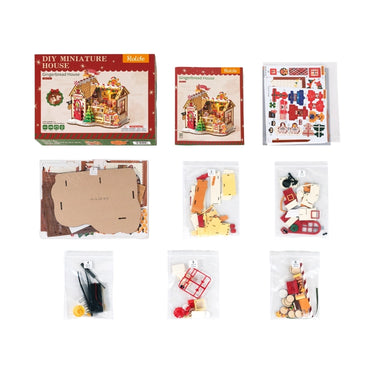 DIY Miniature House Kit: Gingerbread House Hands Craft Us Inc Fun Stuff
