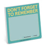 Don't Forget To Remember Sticky Notes Knock Knock Paper Goods