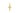 Elegant Cross Charm - Gold Charm ERA Jewelry