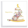 Floral Wedding Cake Quilling Card Quilling Card LLC Cards