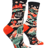 Go Wild Ladies Socks Blue Q Clothing