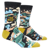 Go Wild Men's Socks Blue Q Clothing