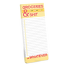 Groceries & Shit Make-A-List Pad Knock Knock Paper Goods