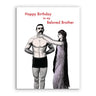 Happy Birthday to my Beloved Brother Greeting Card The Mincing Mockingbird Cards