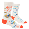 High On Life Men's Socks Blue Q Clothing
