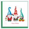 Holiday Gnomes Quilling Card Quilling Card LLC Cards