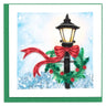 Holiday Lamp Post Quilling Card Quilling Card LLC Cards