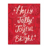 Holly, Jolly, Joyful & Bright Card Love Muchly Cards
