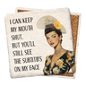 I Can Keep My Mouth Shut Tipsy Coaster Tipsy Coasters & Gifts Household Stuff