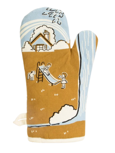 I Love My Asshole Kids Oven Mitt Blue Q Household Stuff