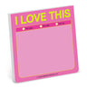 I Love This Sticky Notes Knock Knock Paper Goods