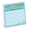 Just 3 Things Sticky Notes Knock Knock Paper Goods