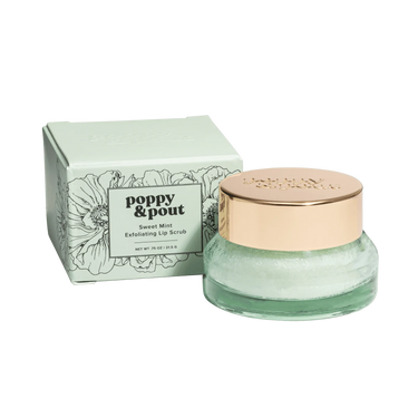 Lip Scrub - Sweet Mint Poppy & Pout Bath & Body