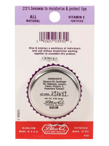 Lip Shit Strawberries &  Cream Lip Balm Blue Q Bath & Body