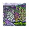 Metta Lettuce Mix Seeds Art Pack Hudson Valley Seed Library Garden/Outdoors