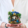 Mini Starlit Nativity FreshCut Pop-Up Greeting Card FreshCut Paper Christmas