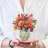 Mini Sunrise Dahlia FreshCut Paper Bouquet FreshCut Paper Cards
