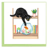 Mischievous Cat Quilling Card Quilling Card LLC Cards