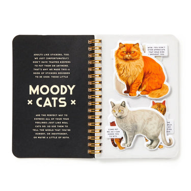 Moody Cats Sticker Book Hachette (Chronicle Books) Books & Journals