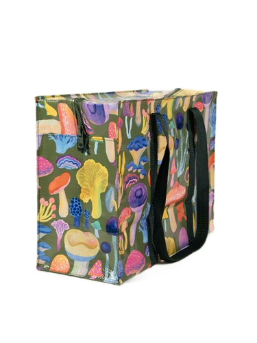 Mushroom Shoulder Tote Blue Q Accessories