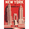 New York Wonder City Art Paper Cavallini Papers Wall Decor
