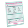 Passive Aggressive Nifty Note Pad - Pastel Knock Knock Paper Goods