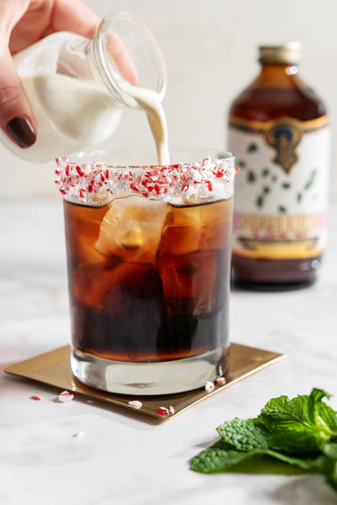 Peppermint Cocktail/Mocktail Syrup 3.4 oz. Portland Syrups Food