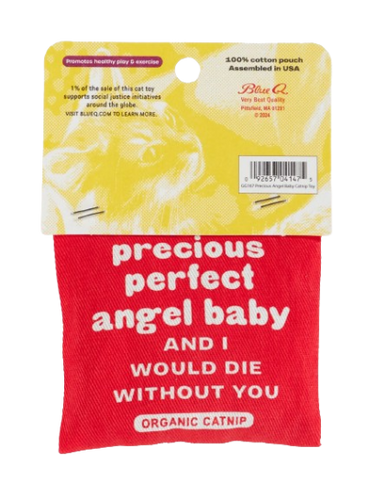 Precious Angel Baby Catnip Toy Blue Q Pet
