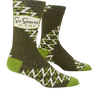 Sir Snores A Lot Men's Socks Blue Q Clothing