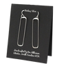 Skinny Rectangle Earrings - ER353 Ken Attkisson Jewelry