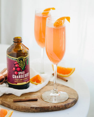 Spiced Cranberry Cocktail/Mocktail Syrup 3.4 oz. Portland Syrups Food