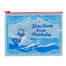 Stay Away Zipper Pouch Blue Q Accessories