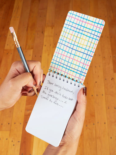 Sweet Little Reminders Spiral Notebook Blue Q Paper Goods