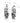 Tall Oval Forest Earrings Black Drop Designs Jewelry