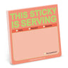 This Sticky Is Serving Sticky Notes Knock Knock Paper Goods