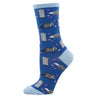 Trashy Love Socks - Blue Socksmith Clothing