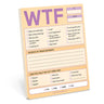 WTF Nifty Note Pad - Pastel Knock Knock Paper Goods
