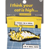 Your Cat Is High Catnip Toy Blue Q Pet
