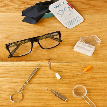 16 Piece Eyeglass Repair Kit Kikkerland Designs Fun Stuff