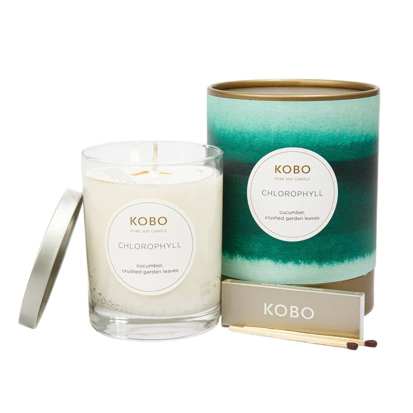 Watercolor Candle - Chlorophyll