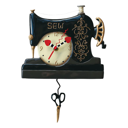 Vintage Stitch Clock
