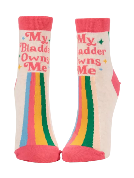 My Bladder Owns Me Ladies Ankle Socks