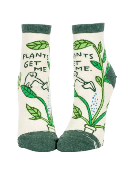 Plants Get Me Ladies Ankle Socks