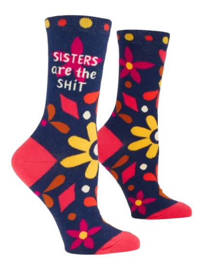 Sisters Are The Shit Ladies Socks