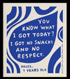 No Snacks Swedish Dishcloth
